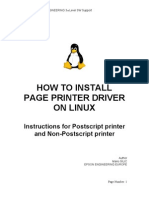 How To Install Printer Driver Linux