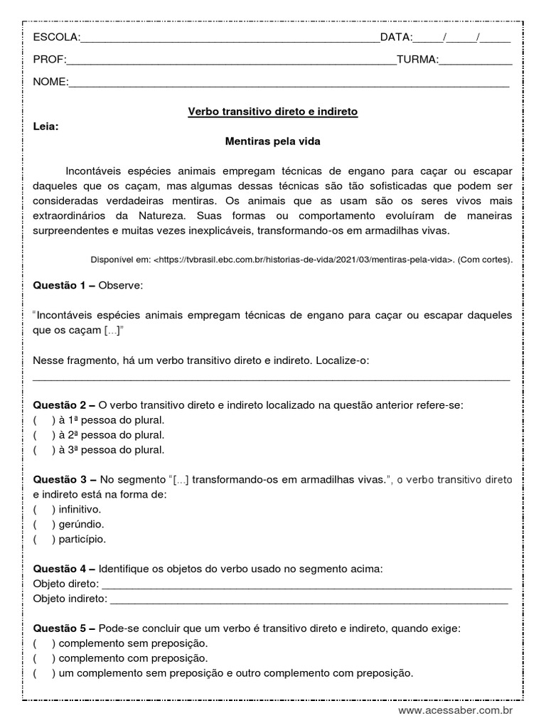atividade-de-portugues-verbo-transitivo-direto-e-indireto-8o-ano-pdf-pdf