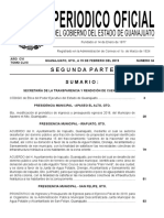 Código de Ética Del Poder Ejecutivo Del Estado de Gunaajuato 2019