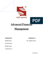 Advanced Financial Management