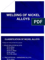 Welding of Nickel Alloys