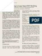 Term-Paper Leading to Large-Signal FET Modeling