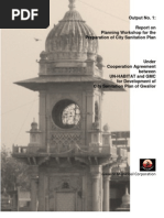 Output 1 Report on Planning Workshop for the Preparation of City Sanitation Plan