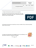 Avaliação Diagnóstica de Matemática para 10o Ano com 7 Questões