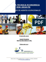 Propuesta Economica - Monitoreo Ocupacional Maestranza Metalmecanica SRL