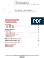 Chapitre 2 - Vecteurs, Droites Et Plans de L'espace