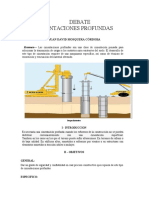 Debate Cimentaciones Profundas