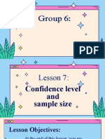 Determining the Sample Size Needed for Confidence Level and Proportions