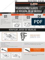 BT-007-2020 -Verificación y Ajuste de la holgura de la válvula - Nitrox 150 series