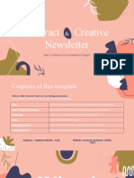 Abstract & Creative Newsletter by Slidesgo