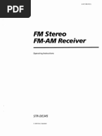 Download Sony STR DE345 AV Receiver - Manual by Trpimix SN59419673 doc pdf