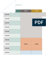 My Time Table