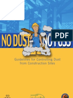 Guidelines for Controlling Dust