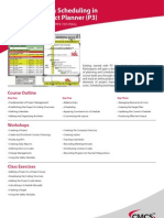 P601 Planning and Scheduling in Primavera Project Planner