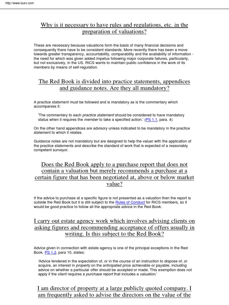 FAQs From The Guide To The Red Book | PDF | Business | Finance & Money ...