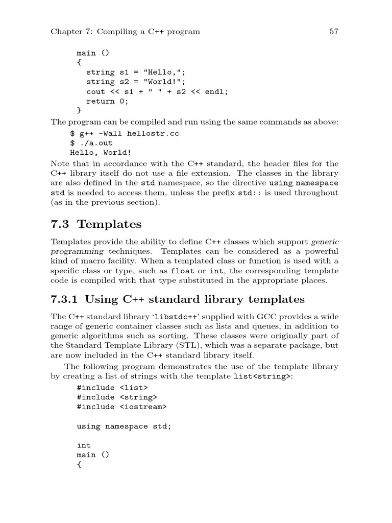 An Introduction To GCC-Brian Gough4 | PDF | 64 Bit Computing | Central ...