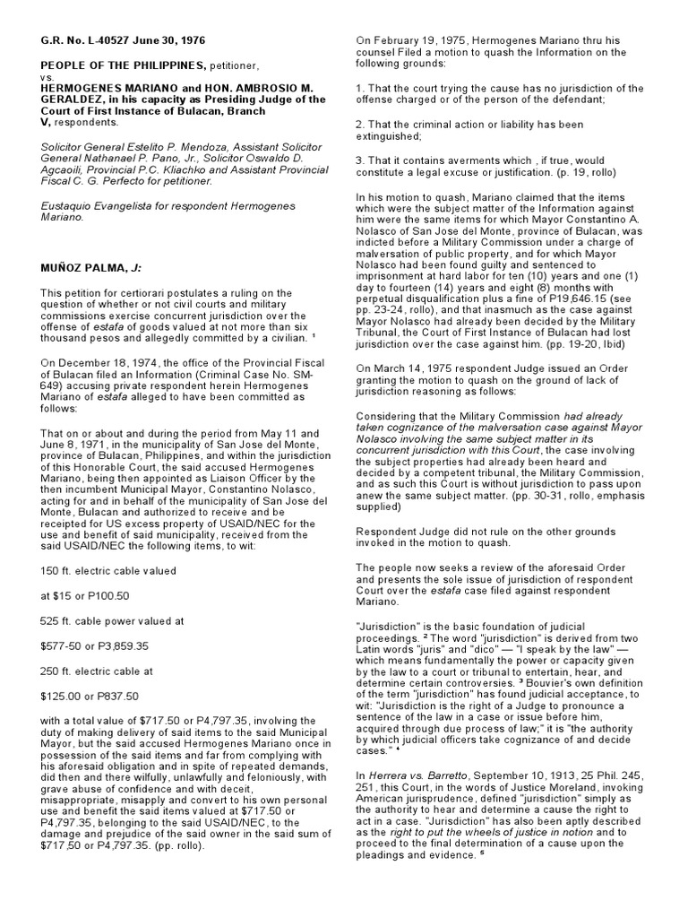 Cases Jurisdiction PDF Jurisdiction Appeal