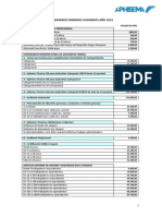 APHISEMA HONORARIOS MINIMOS 2022 - Mayo