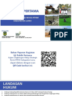 Uji Publik Pertama: Penyusunan Klhs Revisi RTRW Kabupaten Luwu