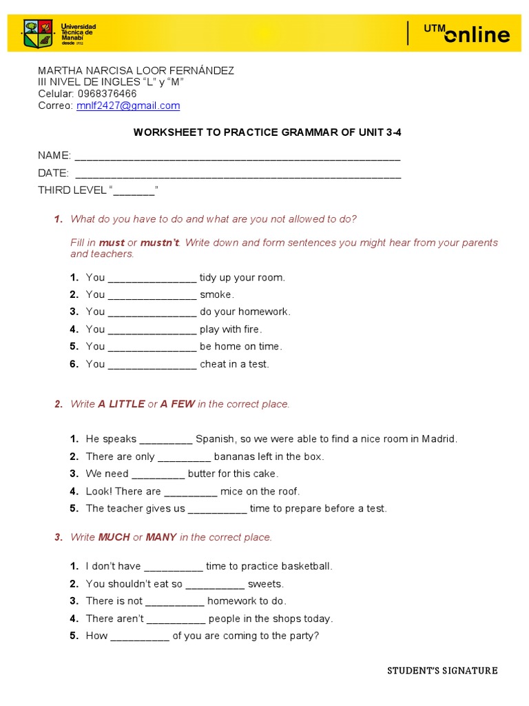 Workshop 2 About Unit 3 4 | PDF | Verb | Perfect (Grammar)