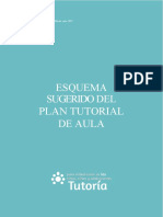 Estructura Plan de Aula de Tutoria