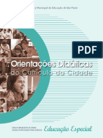 Orientações Didáticas Do Currículo Da Cidade _ Educação Especial – Língua Brasileira de Sinais – Língua Portuguesa Para Surdos