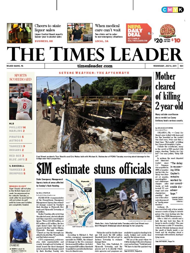 He Imes Eader: $1M Estimate Stuns Officials | PDF | Wilkes Barre