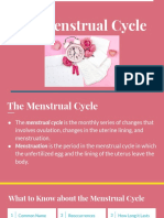 Menstrual Cycle and Reproductive Health 4