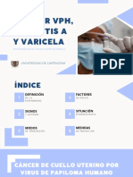 CCC Por VPH, Hepatitis A y Varicela