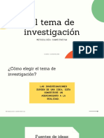 04 El Tema de Investigacion