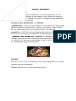 1ero de Julio Act. Sem. 9 Los Alimentos