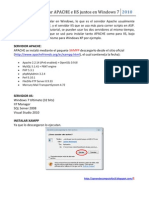 Instalar IIS y APACHE Juntos Windows 7