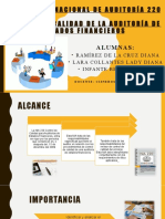 NIA 220 Calidad Auditoría