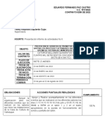 Informe de Actividades Modelo