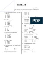 Soalan Pentaksiran Matematik Tahun 6