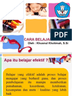 Cara Belajar Efektif