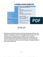 Rencana Pembelajaran Semester Mpba I