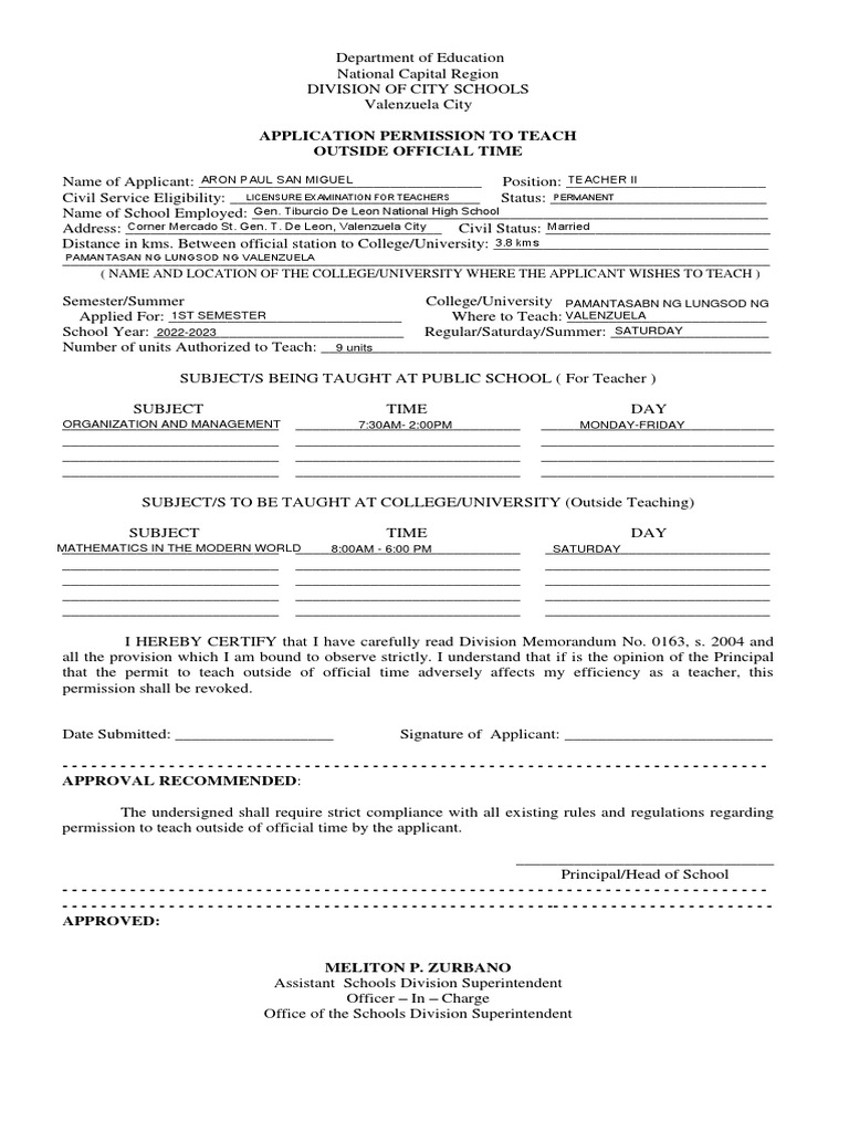 Permission to teach pdf government justice