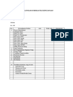 Cek List Kelengkapan Berkas File Kepegawaian