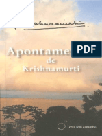 Apontamentos de Krishnamurti