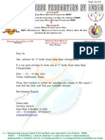 Selection Letter INDIA