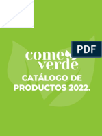 Catalogo de Productos Come Verde 2022