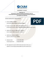 Assignment / Tugasan HBMT3403 - V2 Teaching of Lower Secondary Mathematics Part Ii/ September 2022 Semester