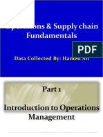 Operations & Supply Chain Fundamentals