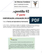 Apostila 02 _2a. parte_Contabilidade Societária_2022