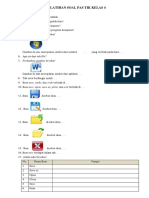 Latihan Soal Pas Tik Kelas 4