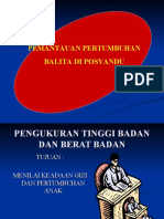 Pemantauan Pertumbuhan