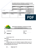 Struktur Kepengurusan Musholla Baitun Najjah