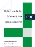 3 Godino J - Didactica de Las Matematicas Para Maestros