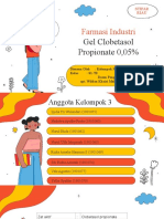 Kelompok 3 S1-7B - PPT Gel Clobetasol Propionate 0,05%